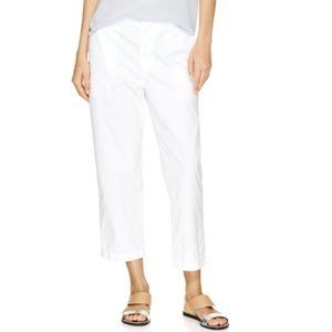 $198 J brand Parker White Boyfriend Pants 29